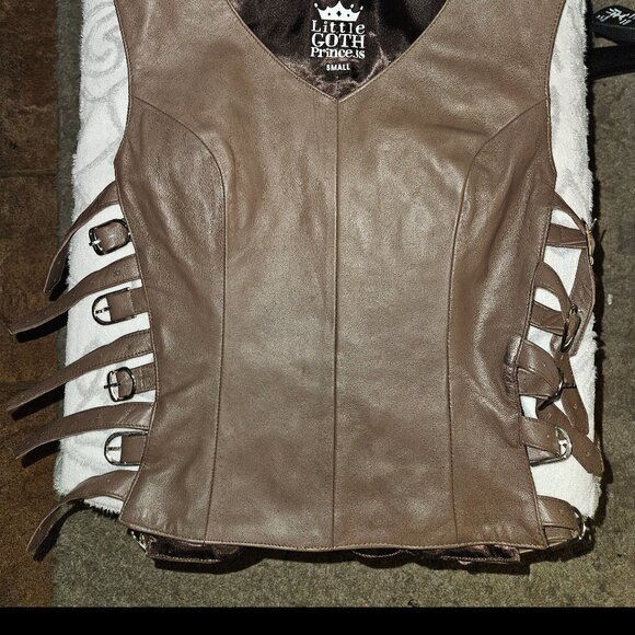 SM Cosplay ZOE Firefly Handmade Leather Vest - Picture 1 of 10